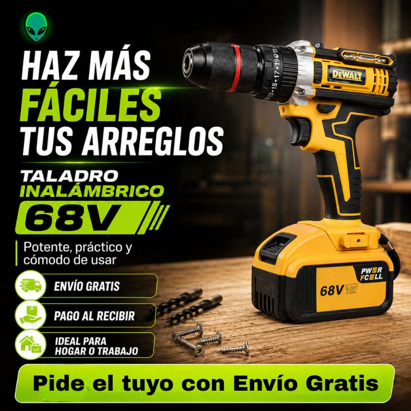 NUEVO TALADRO 68V DeWalt